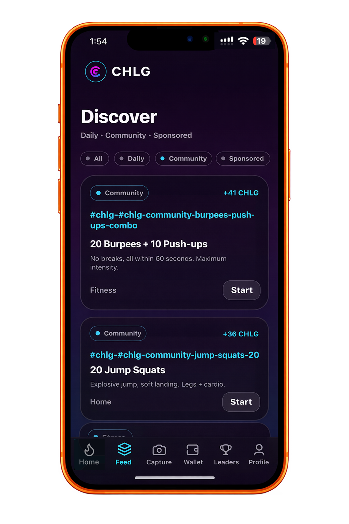 CHLG challenge submission mockup