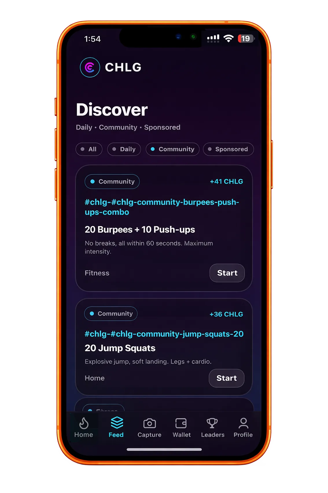 CHLG challenge submission mockup